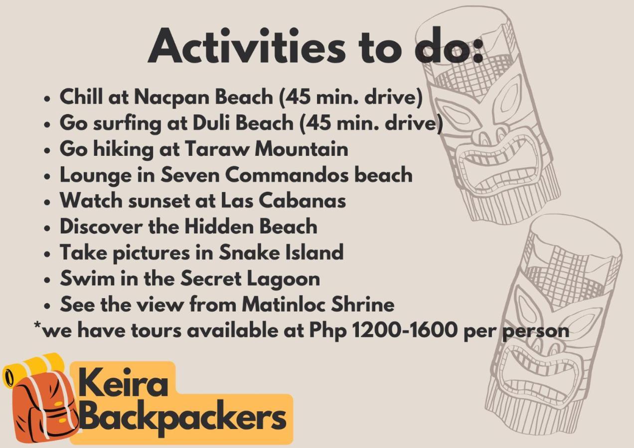 Отель Keira Backpackers Эль-Нидо Экстерьер фото